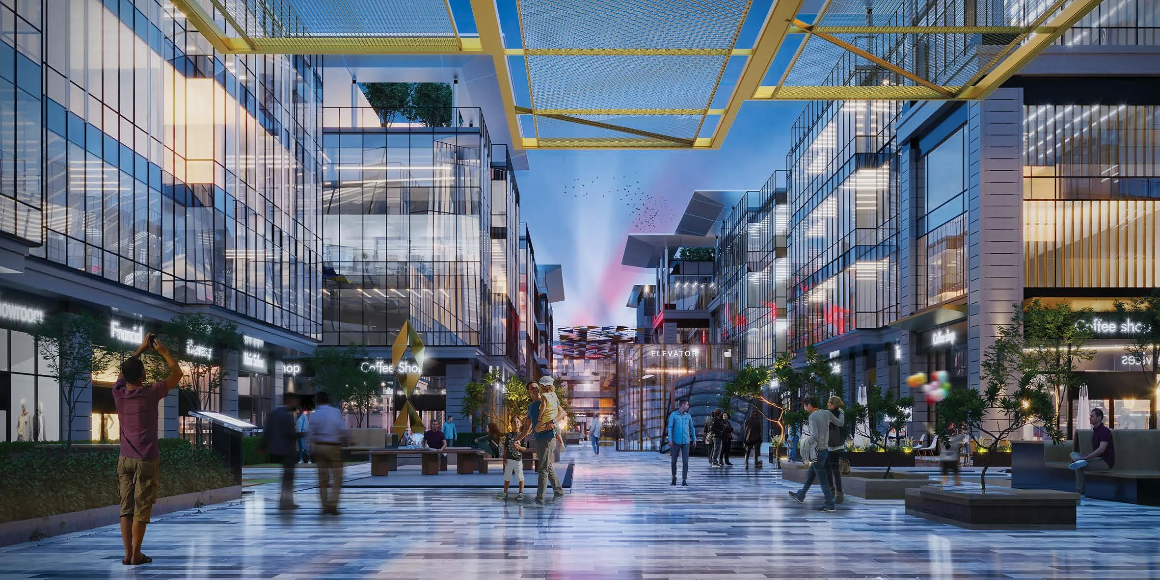 Retail Space for Sale in Golden Gate, El Lotus by Redcon for Offices and Commercial Centers