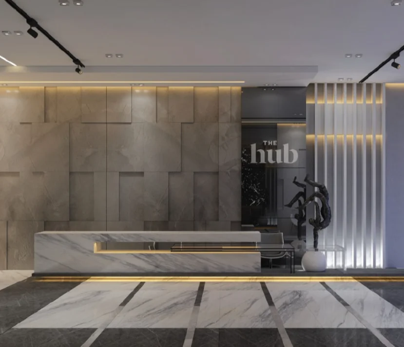 محلات للبيع في مول ذا هب القاهرة الجديدة The HUB Waterway