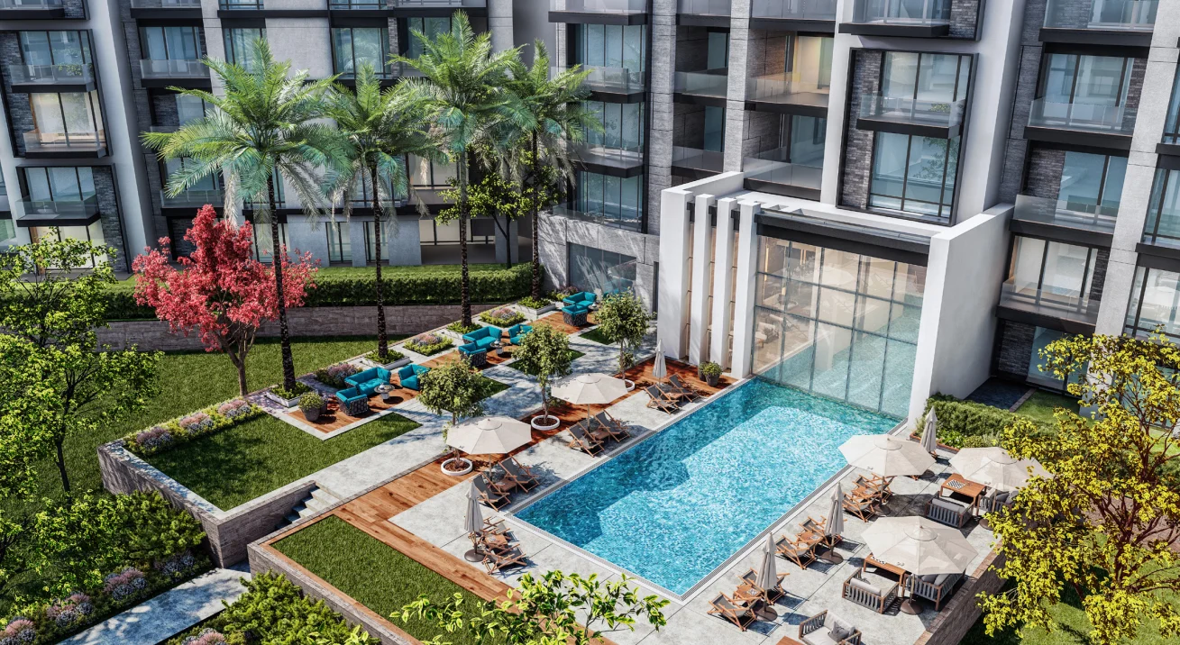 Luxurious 2-Bedroom Apartment for Sale in Swanlake Residences, New Cairo by Hassan Allam Properties