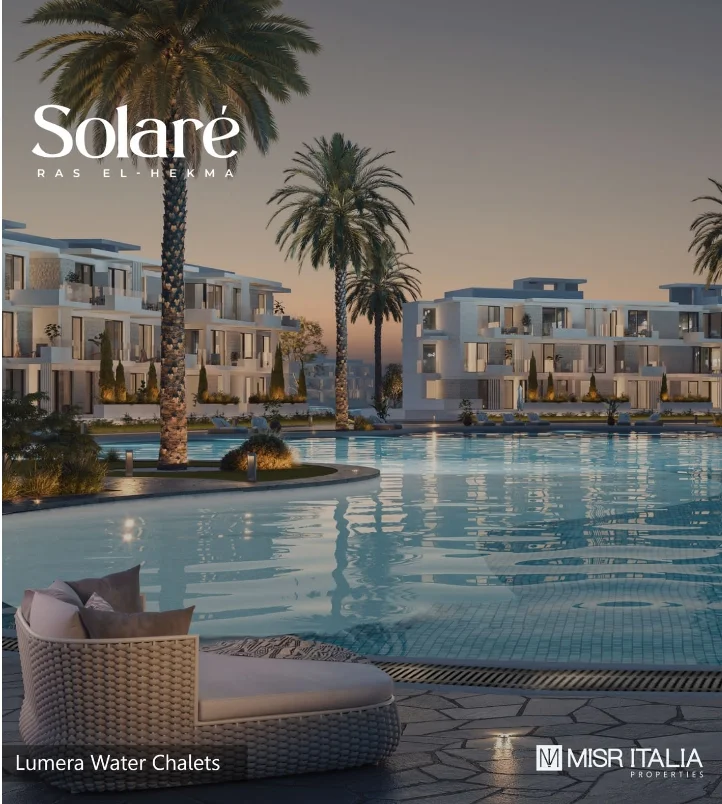 Chalet for Sale in Solare, Ras El Hekma with 2 Bedrooms by Misr Italia Properties