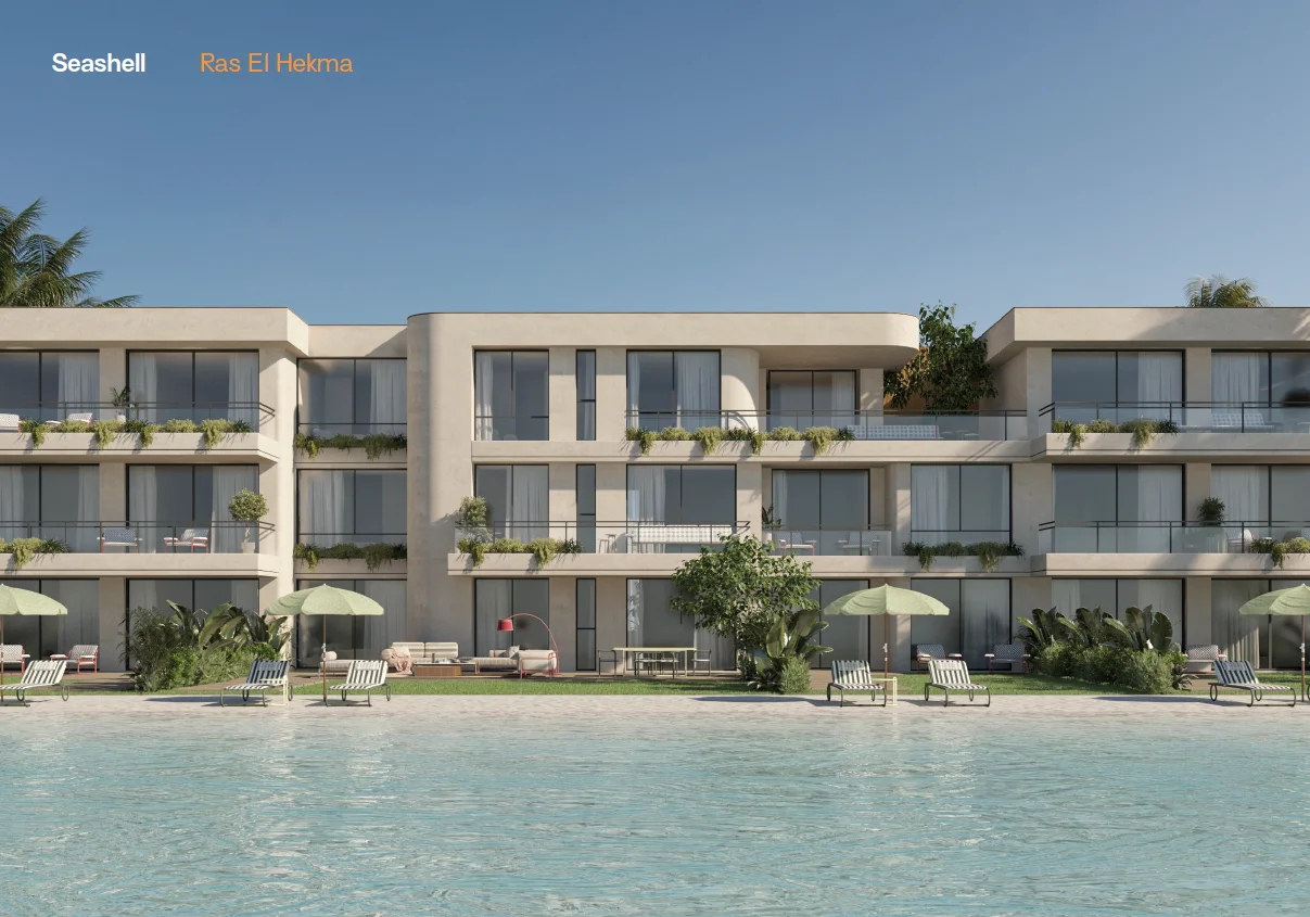 Chalet for Sale at Seashell, Ras El Hekma — 3BR, 167 sqm, Fully Finished