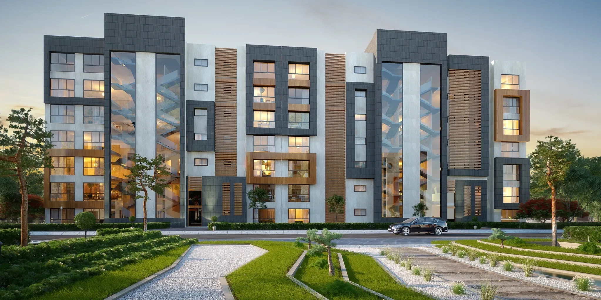 3-Bed Apartment for Sale in Aria (Mostakbal City) — Second Floor, Lake & Landscape View