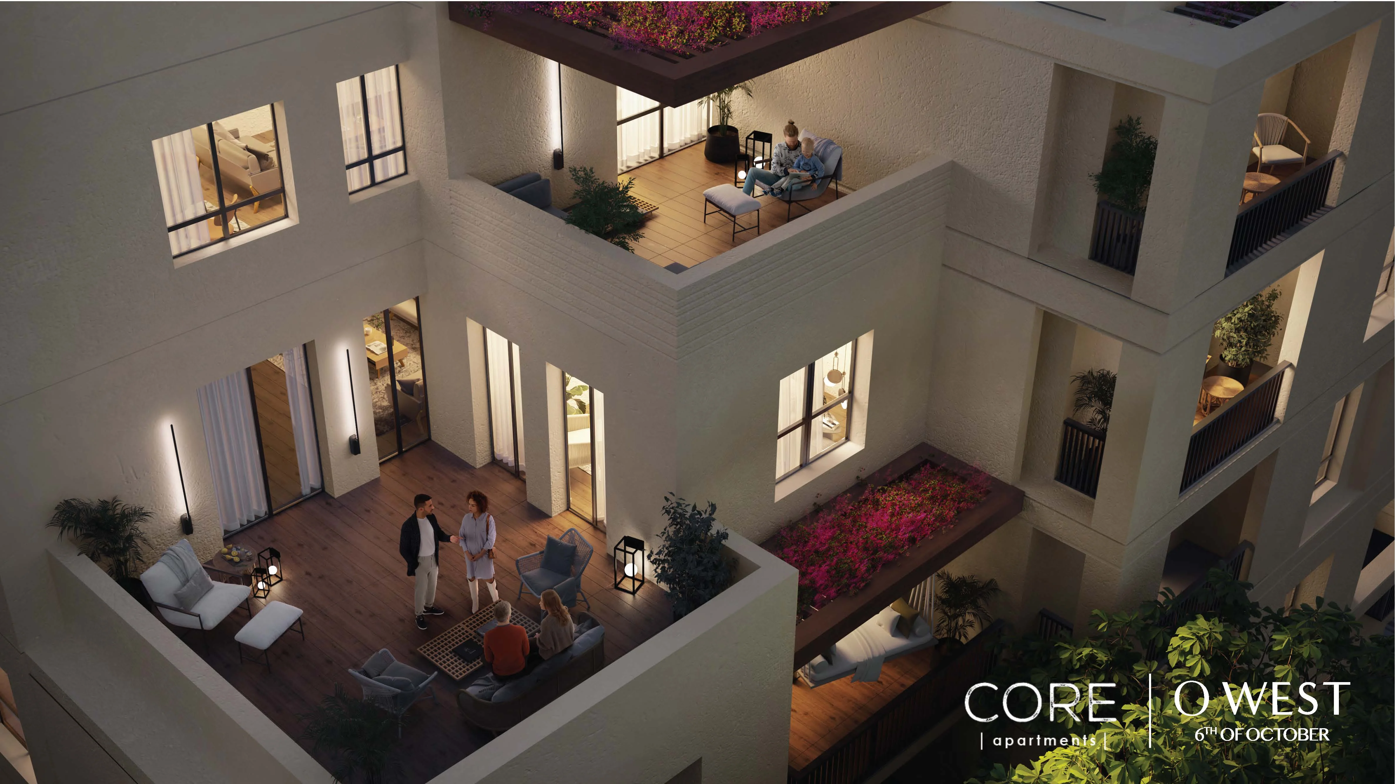 1-Bedroom Apartment for Sale in O West (Orascom) — Core Phase, 84 m²