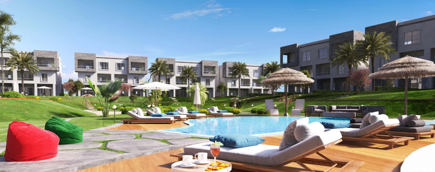 2-Bedroom Chalet for Sale in Amwaj, Sidi Abdel Rahman — Al Ahly Sabbour